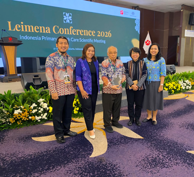 Dr. dr. Ni Made Sri Nopiyani MPH with delegates at the Leimena Conference 2026