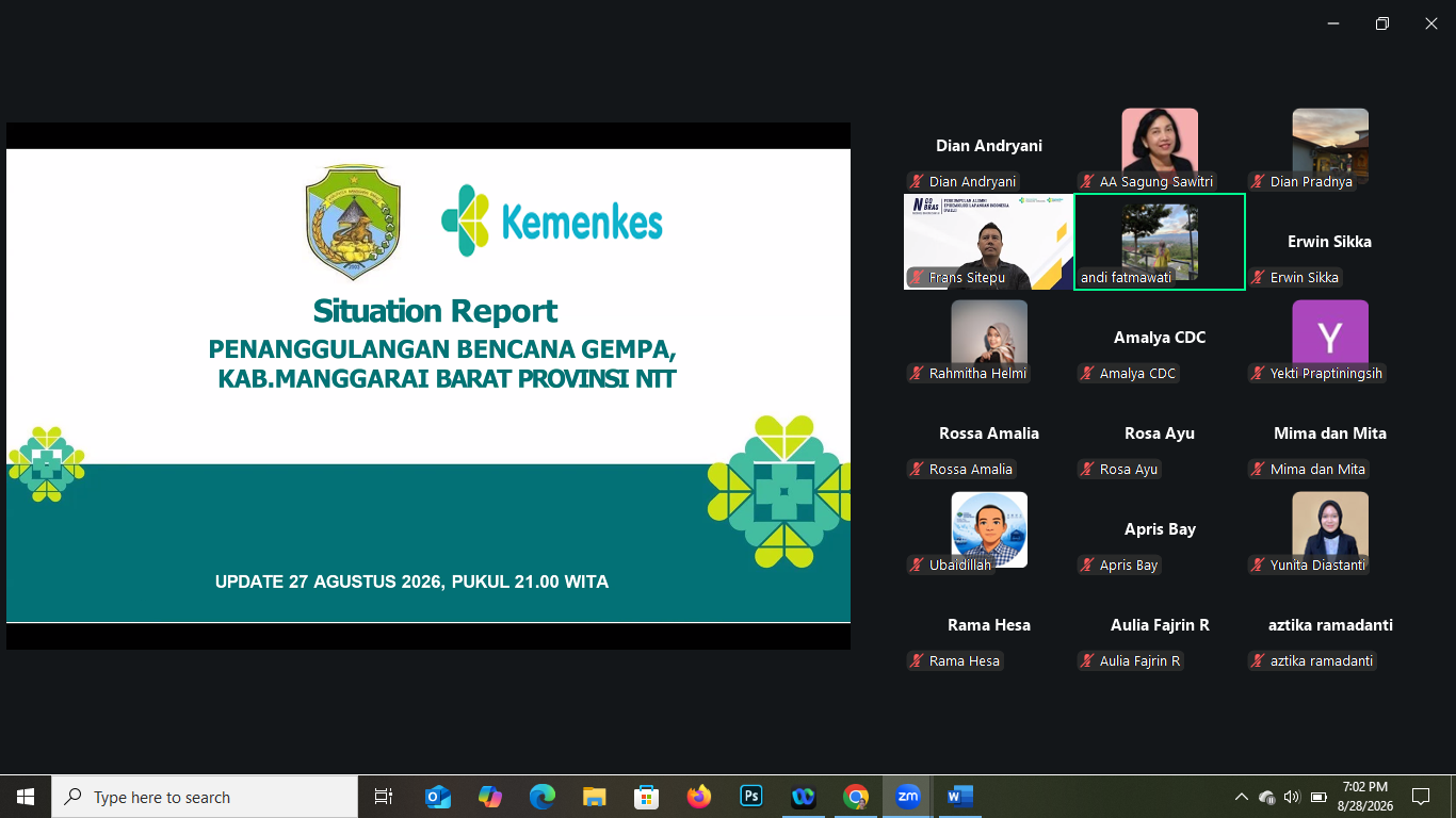 Situation Report Manggarai Barat